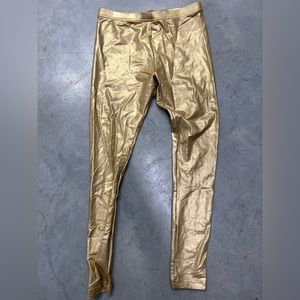 AMERICAN APPAREL Gold Leggings